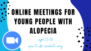 Online meetings for young people with alopecia